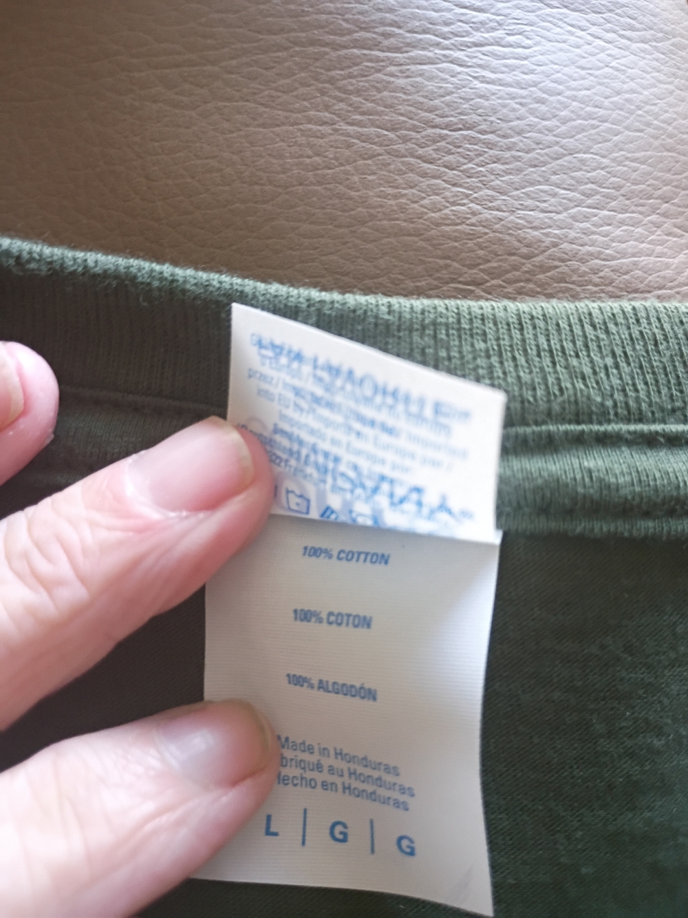 Lexus Logo Men's Green Crew Neck T-Shirt - Picture 3 of 9